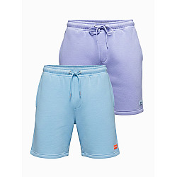 Unisex šortų rinkinys mėlyni/šviesiai violetinės spalvos Level Up