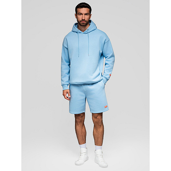 Unisex šortų rinkinys mėlyni/šviesiai violetinės spalvos Level Up