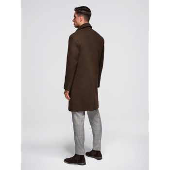Men's brown coat Corpo