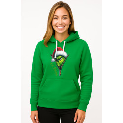 Žalias džemperis su gobtuvu Rimtas grinčas