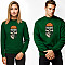 Green jumpers set Green and white 