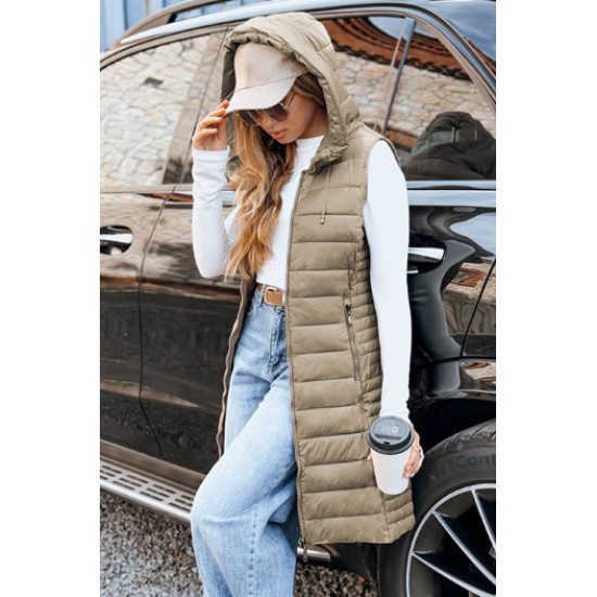 Moteriška rusva liemenė su gobtuvu Warm