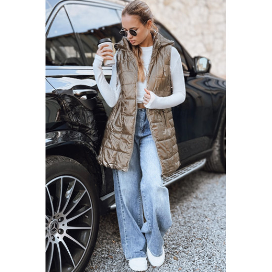 Moteriška auksinės spalvos liemenė Moon