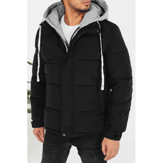 Vyriška juodas žieminė striukė Blaze Žieminės striukės