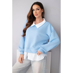 Moteriška šviesiai mėlyna palaidinė Liucy