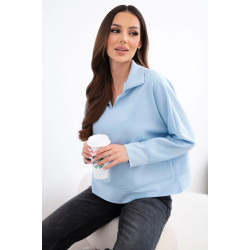 Moteriškas mėlynas džemperis Linda