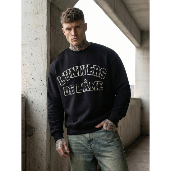 Men's black jumper L'Univers