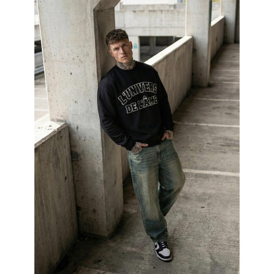 Men's black jumper L'Univers