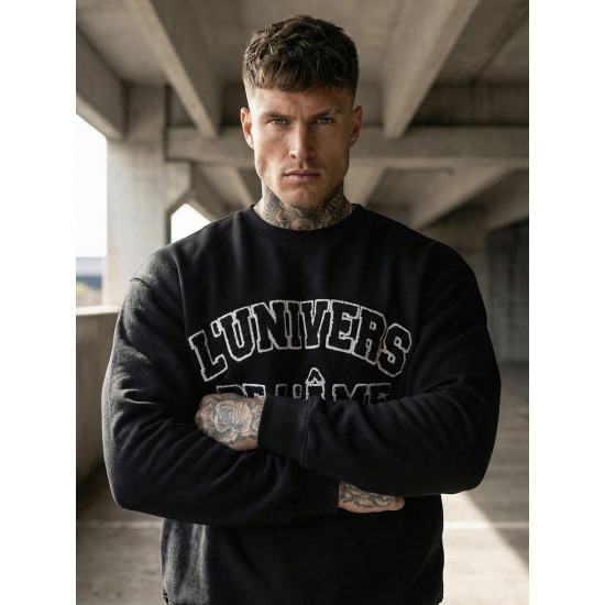 Men's black jumper L'Univers