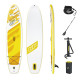Pripučiama geltona irklavimo lenta 320 x 76 x 12 cm cm Bestway 65348