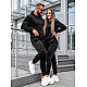 Minel Black Velour Set