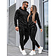 Minel Black Velour Set