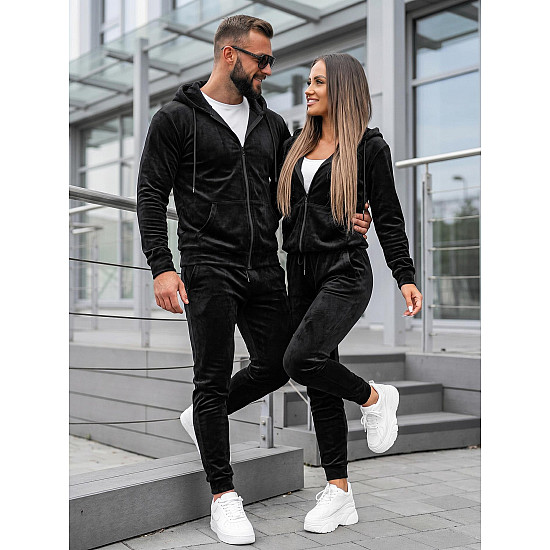 Juodų veliūrinių komplektų rinkinys Rojo