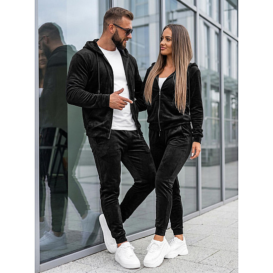 Juodų veliūrinių komplektų rinkinys Rojo