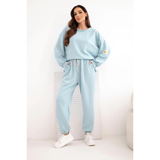 Moteriškas mėlynas laisvalaikio komplektas Isabel