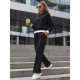 Women's black tracksuit Newport
