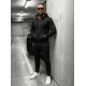 Juodas vyriškas sportinis kostiumas Pazar ax0138