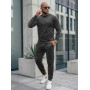 Dark gray velour set by Bill