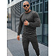 Dark gray velour set by Bill