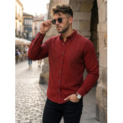 Vyriški languoti raudoni marškiniai Benet