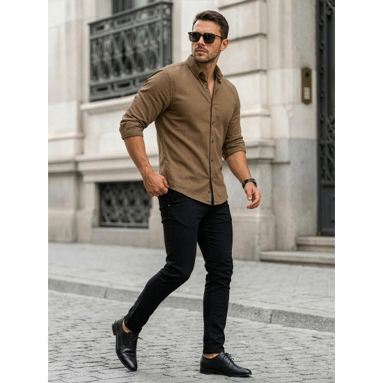 Men's brown shirt Tom Shirts