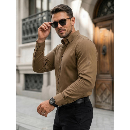 Men's brown shirt Tom Shirts