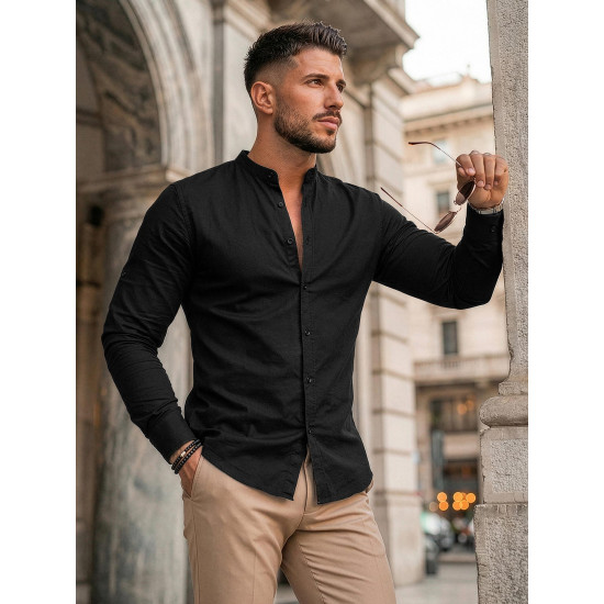 Vyriški juodos spalvos marškiniai Neo Marškiniai