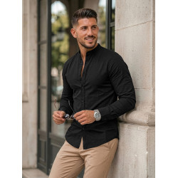 Vyriški juodos spalvos marškiniai Neo