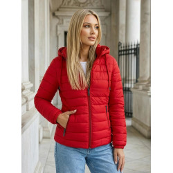 Moteriška raudonos spalvos striukė Albi