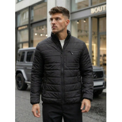 Pereinamojo laikotarpio juoda striukė Flif