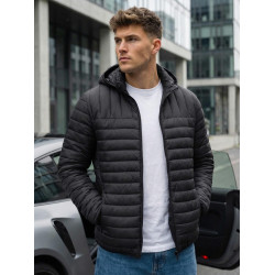 Pereinamojo laikotarpio juoda striukė Mond