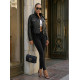 Women’s black leather jacket Elan Women's jackets