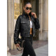 Women’s black leather jacket Elan Women's jackets