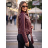 Moteriška bordo spalvos striukė Clarify