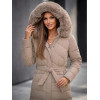 Sophia Women's Taupe Winter Jacket