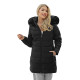 Women's black winter jacket Tamira