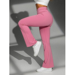 Moteriškos rožinės spalvos sportinės kelnės Perla