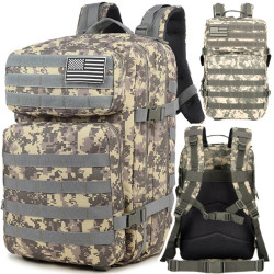 Pilka karinė kuprinė Army