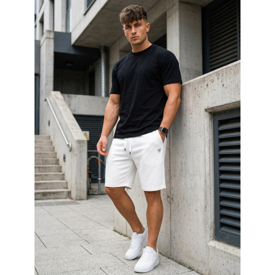 Vyriški balti šortai Lori Šortai