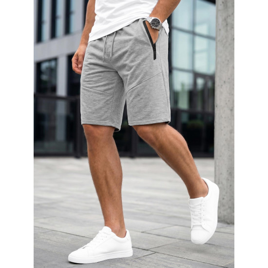 Vyriški pilki sportiniai šortai Novak JS/15K1822/2