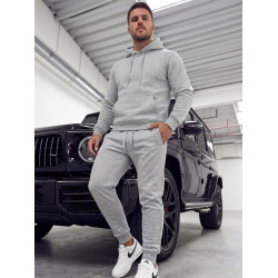 Vyriškos šviesiai pilkos laisvalaikio kelnės Sergo