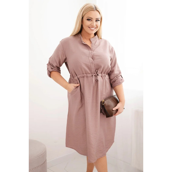 Moteriška tamsiai rusva suknelė Eris