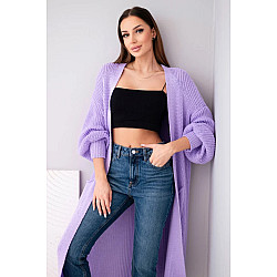 Moteriškas šviesiai violetinis kardingas Lemon