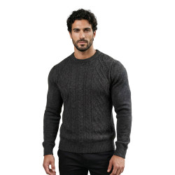 Vyriškas tamsiai pilkas megztinis Wilson
