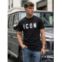 Мужские чёрные футболки Icon