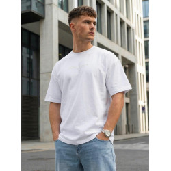 Vyriška balta oversize marškinėliai „Perfect“