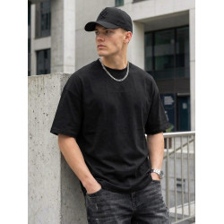 Vyriška juoda oversize marškinėliai „Perfect“