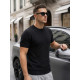 Vyriški juodi marškinėliai Comfort Vienspalviai marškinėliai