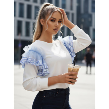 Женский белый джемпер Fancy