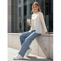 Moteriškas rusvas džempeis Funil